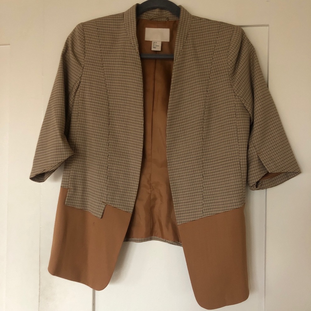 Brown blazer 3/4 sleeves